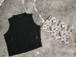 Chic Black Sleeveless Top