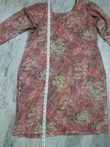 Elegant Floral Print Kurti