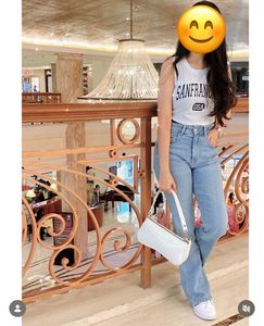 Urbanic White San Francisco USA Crop Top