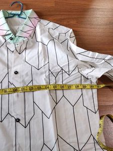 Men's Colour Shaded Button-Up Shirt