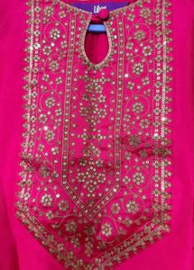 Libas hot pink kurti