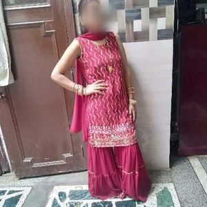 Beautiful Pink Kurta Set with Sharara