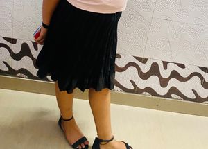 Brown Stretchable Skirt