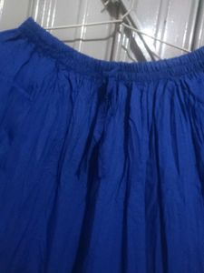 Blue Ethnic Skirt