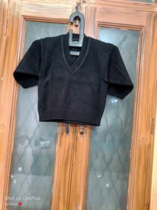 Winter Wear Black Colour Blouse