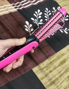 new NOVA 8890 3 in 1 Hair Straightener, Curler and Crimper, Brand New, Box packed, in ₹350 or 2800 coins