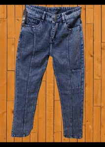 Size 30 Blue Wash Denim Baggy Jeans