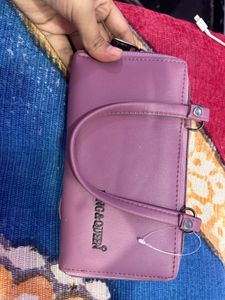 Floral &amp; Pink Clutch/Wallet Set