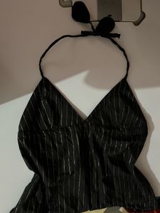 Desi chatpate Backless Halter Top