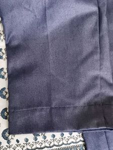 Classic Blue Pleated Trousers