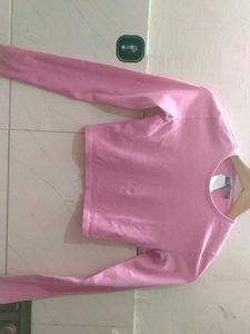 Pink Long Sleeve Top