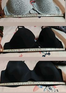 Grey Polka Dot Bra