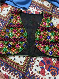 Embroidered Mirror Work jacket