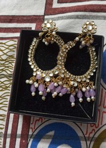 Elegant Handmade Kundan Earrings