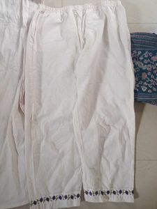 White Kurta Set with Dupatta