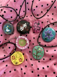Handmade Painted Pendants