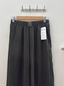 Olive Green Palazzo Wide legged