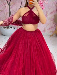Elegant Maroon Lehenga Choli Set