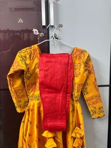 Ethnic Mustard Kurta Set