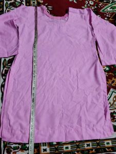 Pink Kurta with Palazzo Set