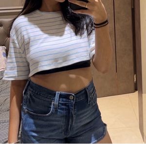 Striped Crop Top