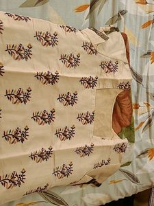 Chanderi Silk Work Kurta