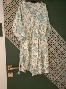 Light Green Short Kurtis With Pant