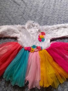 Cute Rainbow Tutu Dress