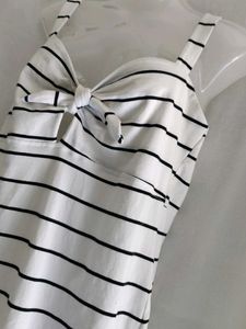 Forever21 Striped Tie-Front bodycone