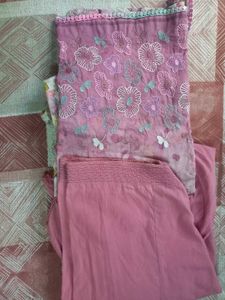 Embroidered Kurta Set with Dupatta