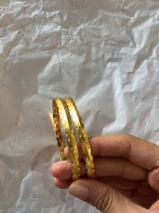 Golden Bangles (Set of 2)