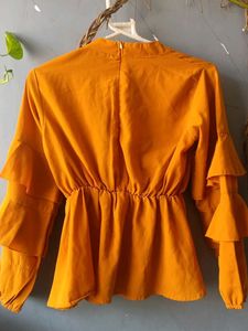 Stylish Mustard Top