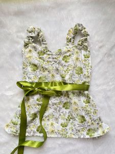 Floral Print Spaghetti Strap Top