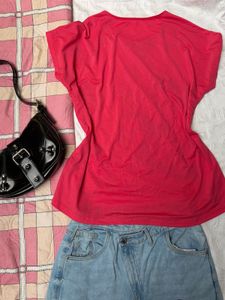 Y2K Cute Floral Print Tee