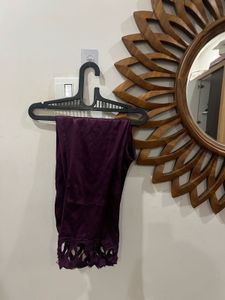 Elegant Purple Embroidered Kurta