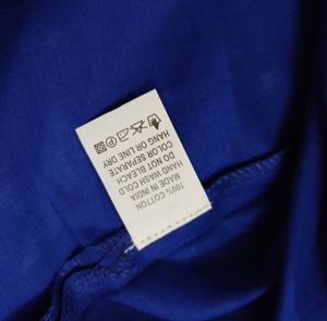 Shree Royal blue kurta with gold prints