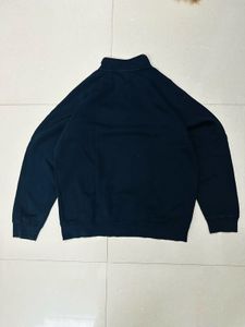 Navy Blue Quarter Zip Sweatshirt 🇺🇸