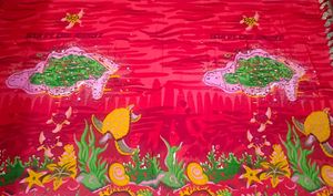 Red Beach Sarong/Cover-up