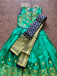 Beautiful Girls 5 Years Frock Dress With Dupatta