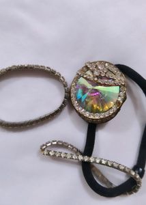 Combo Items 2 Bracelets , One Hair Roller