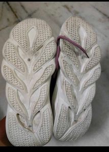 Purple Knit Sneakers