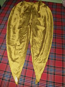 Chic Yellow Dhoti Suit with Floral Jacket