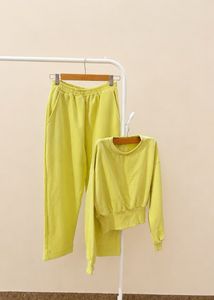Lime Green Sweatshirt & Jogger Set