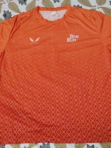 Men's Orange Graphic T-Shirt