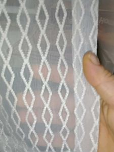 Elegant White Sheer Curtains 4 set