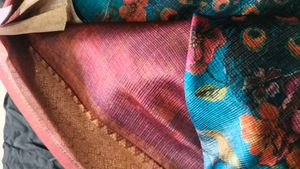 Beautiful Peacock Print Saree