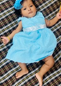 Cotton Frock Gives Baby Royal And Decent Look
