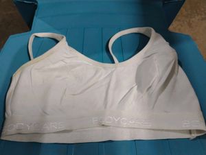 White Sports Bra