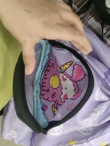 Cute Bunny Drawstring Bag with a free clutcher