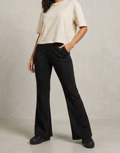 Black Flared Pants